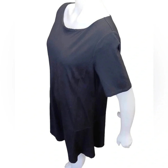 Ellen  Tracy Knee Length Black Dress Size XL - Picture 4 of 10